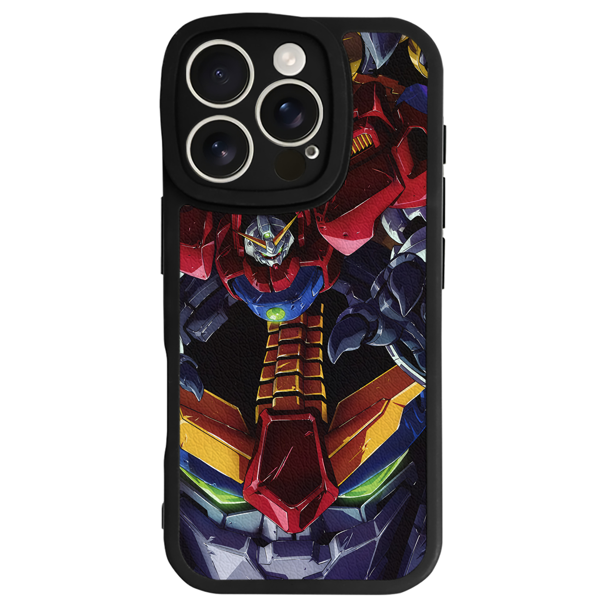 （画像用） 機動戦士ガンダム Mobile Suit Gundam 【iPhone 16シリーズ対応】シリコンスマホケース（レザー調） 材質：シリコン